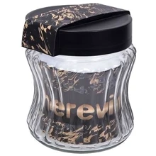 Емкость для хранения HEREVIN Yellow Black Marble 0.95л (190903-002): Тип Банка c крышкой