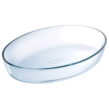 PYREX овальная 30х21х6см (2л) sticker (345BN00/B044): Крышка Нет
