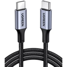 Кабель UGREEN USB-C to USB-C US316 5A 100W 3m Black: Тип USB-C - USB-C