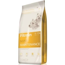 Корм для взрослых собак Fitmin dog mini maintenance для небольших пород средней энергетической ценности 15 кг (ф6533): Тип Сухой корм