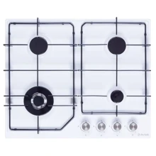 Варочная поверхность газовая Perfelli HGM 61614 WH: Расположение панели Фронтальное