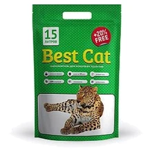 Наполнитель Best Cat Green Apple силикагелевый 15л 2шт/уп (4820186930351): Вид Силикагелевый
