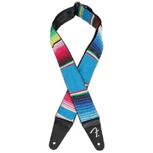 Гітарний ремінь FENDER STRAP 2" SERAPE BLUE MULTI: Виробник Fender