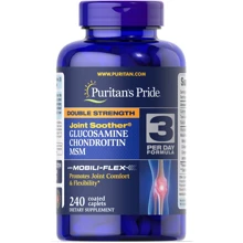 Puritan's Pride Double Strength Glucosamine, Chondroitin & MSM 240 caps (PTP-27814): Тип Глюкозамин