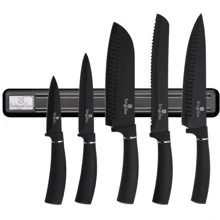 Набор кухонных ножей Berlinger Haus Black Silver Collection6 предметов (BH 2536): Наименование Набор кухонных ножей 6 пр.