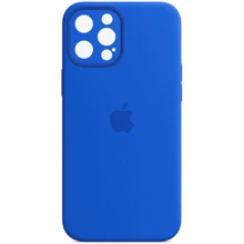 Чехол для iPhone Mobile Case Silicone Case Full Camera Protective Blue/Capri Blue for iPhone 14 Pro: Цвет синий