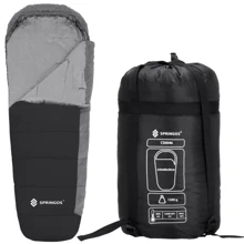 Спальний мішок Springos CS0046 0 ...+10 °C R Black/Grey: Тип одеяло с капюшоном