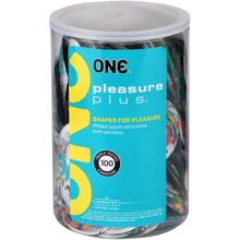 Набір презервативів ONE Pleasure Plus 100 шт.: Тип Без латексу