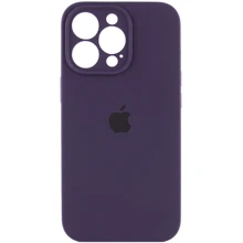 Чехол для iPhone Mobile Case Silicone Case Full Camera Protective Elderberry for iPhone 15 Pro Max: Цвет фиолетовый