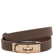 Жіночий ремінь Borsa Leather коричневий (CV1ZK-135t-taupe): Стать Женский