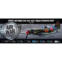Набір фарб Vallejo "Model Air" радянська авіація ВПС, 1941-1943, 8 шт: Виробник Vallejo