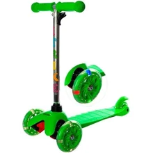 Самокат iTrike Mini BB 3-013-4 Темно-зеленый: Количество колес 3