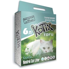 Наповнювач Kotix Tofu Classic для котів 6 л: Вид Соевый