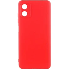 Чехол для телефонов TPU Case Getman Liquid Silk Full Camera Red for Motorola G04 / E14: Совместимость Motorola G04 / E14