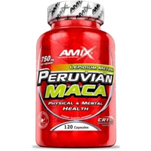 Amix Peruvian MACA 750 мг Перуанська Мака 120 веган капсул: Форма випуску капсули