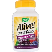 Nature's Way, Alive! Once Daily, Women's 50+ Multi-Vitamin, 60 Tablets (NWY-15692): Тип мультивітаміни