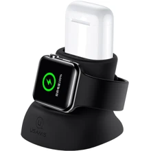 Док-станція Usams ZJ051 Dock Stand Black (ZJ51ZJ01) for Apple Watch and Apple AirPods: undefined undefined