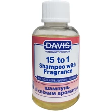 Шампунь-концентрат Davis 15 to 1 Shampoo Fresh Fragrance 15:1 с ароматом свежести для собак, котов 50 мл (52502): Тип средства Шампуни