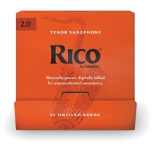 Трость для тенор саксофона D`ADDARIO RKA0120-B25 Rico by D'Addario - Tenor Sax #2.0 - 25 Box: Производитель RICO
