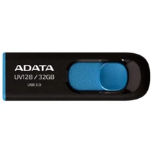 USB-флешка ADATA 32GB UV128 USB 3.0 Black/Blue (AUV128-32G-RBE): Стандарт USB USB 3.0