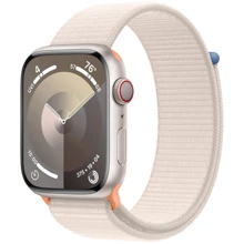 Apple Watch Series 9 GPS + Cellular 45mm Starlight Alu. Case w. Starlight Sport Loop (MRMA3) Approved Витринный образец: Производитель Apple