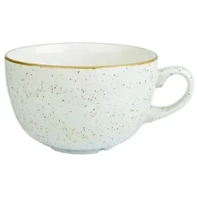Чашка для капучино Churchill Stonecast White Speckle 340мл (SWHSCB281): Форма круглая