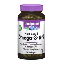Bluebonnet Nutrition Omega 3-6-9 Plant-Baset 1000 mg 90 caps: Тип Омега 3-6-9