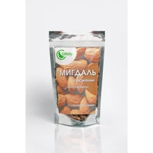 Миндаль Listoriya крафтовый жареный с йодированной солью 110 г (4820279670232): Вес нетто 110 г