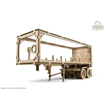 Механічний 3D пазл UGEARS "Напівпричіп до моделі« Тягач VM-03 "(70057): Вид наука і техніка