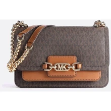 Женская сумка кросс боди Michael Kors HEATHER LG SHLDR темно-коричневая (30S2G7HL3B252): Пол Женский