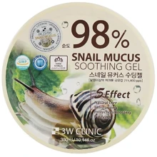 3W Clinic Snail Soothing Gel Универсальный гель Улиточный муцин 300 g: Назначение Восстановление, Лифтинг, Увлажнение