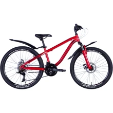 Велосипед 24" Discovery FLINT AM DD 2024 красный (м) (OPS-DIS-24-330): Диаметр колес, дюймов 24