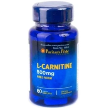 Puritan's Pride L-Carnitine 500 mg 60 caps L-Карнитин: Тип L Карнитин