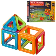 Магнитный конструктор Magic Magnetic, 20 деталей (FK6603): Количество деталей, шт. 20