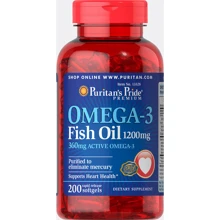 Puritan's Pride Omega-3 Fish Oil 1200 mg 200 caps: Тип Омега 3