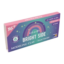 Пластилін YES Glamour 6 кольорів 120 г (540640): Виробник YES