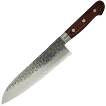 Ніж кухонний Kanetsune Classic Damascus Santoku 185 мм (3989.00.81): Лезо Нержавеющая сталь