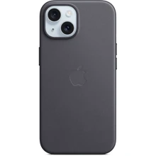 Чехол для iPhone Apple iPhone 15 FineWoven Case with MagSafe - Black (MT393ZM/A): Цвет черный