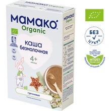 Каша безмолочная Мамако Organic гречневая 200 г (1105560): Тип Каши молочные