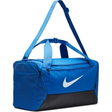 Сумка Nike Nk Brsla S Duff - 9.5 41L черно-синяя Уни 51x28х28 см (DM3976-480): Цвет синий