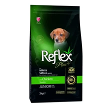 Сухой корм Reflex Plus Junior Dog Food with Chicken for Mini & Small Breeds для щенков малых пород с курицей 3 кг (RFX-101): Тип Сухой корм
