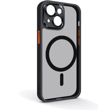 Чехол для iPhone ArmorStandart Unit Case Magsafe SE Black Orange for iPhone 13 (ARM75368): Цвет черный