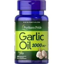 Puritan's Pride Garlic Oil Чесночное масло 1000 мг 100 гелевых капсул: Форма выпуска Капсулы