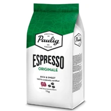 Кофе Paulig Espresso Originale в зернах 1 кг (6418474039015): Вид напитка кофе в зернах