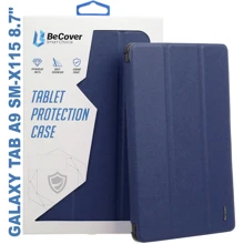 Аксесуар для планшетних ПК BeCover Case Book Soft Edge з Pencil Mount Deep Blue Samsung X115 Galaxy Tab A9 (710356): Колір синій