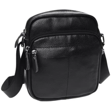 Мужская сумка через плечо Keizer черная (K10082-black): Пол Мужской