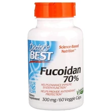 Doctor's Best Best Fucoidan 70% 60 Veggie Caps Фукоидан 70%: Форма выпуска Капсулы