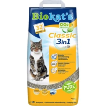 Наполнитель для кошачьего туалета Biokat's Classic 3in1 комкующийся 10 л (4002064613307): Вид Глиняный
