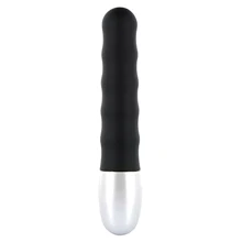 Міні-вібратор Discretion Ribbed Vibrator 11х2 см., Чорний: Для кого Для жінок