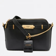 Женская сумка кросс боди Guess Bea Double Zip Crossbody черная (HWVB8132150-BLA): Пол Женский